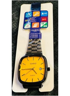 Elegant Casio watch, luxurious to wear, made of stainless steel, and water resistant