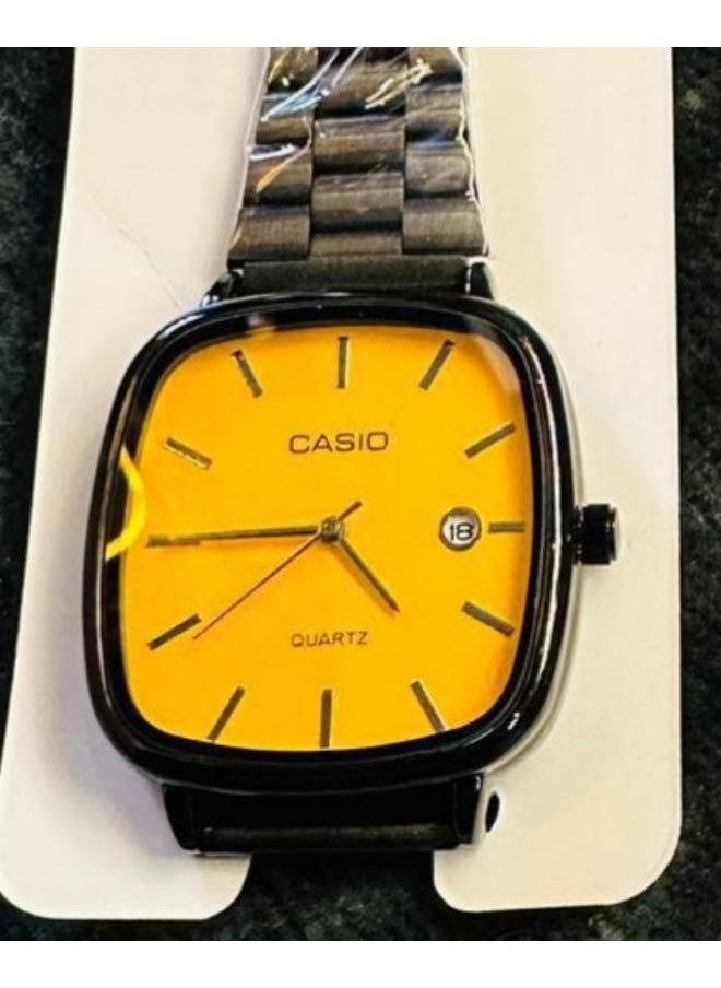 CASIO - Elegant Casio watch, luxurious to wear, made of stainless steel, and water resistant - Image 1