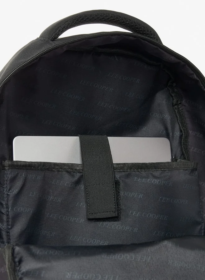 Lee Cooper Solid Backpack with Adjustable Shoulder Straps