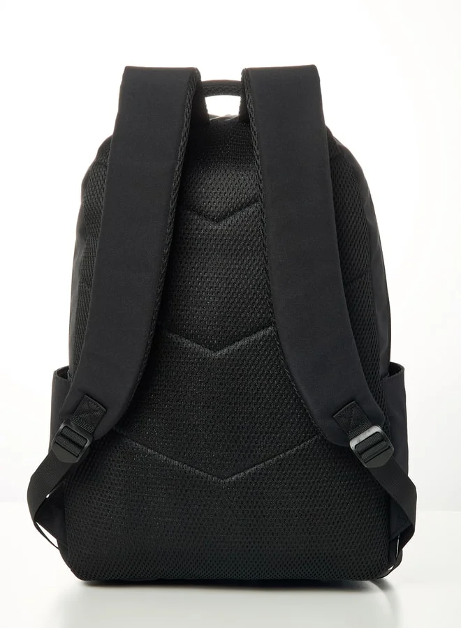 Lee Cooper Solid Backpack with Adjustable Shoulder Straps