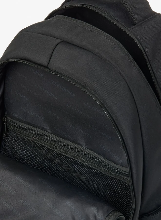 Lee Cooper Solid Backpack with Adjustable Shoulder Straps