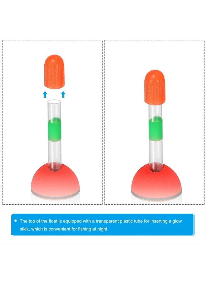 PATIKIL 1.4oz Fishing Bobbers, 5 Pack EVA Fishing Float for Saltwater Freshwater Fishing, White  - Image 4
