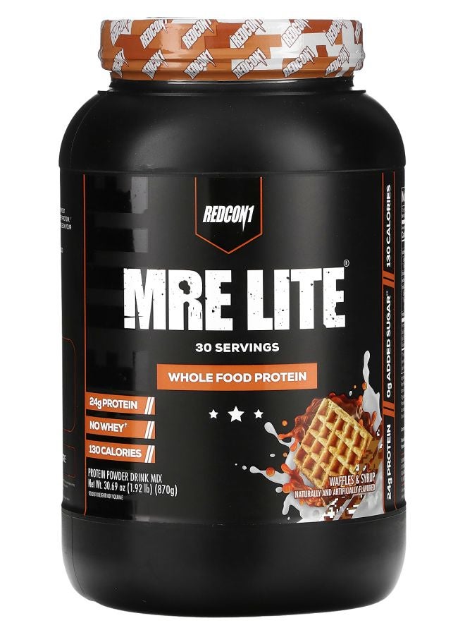 REDCON1 MRE Lite Whole Food Protein Waffles & Syrup 1.92 lb (870 g) - Image 1