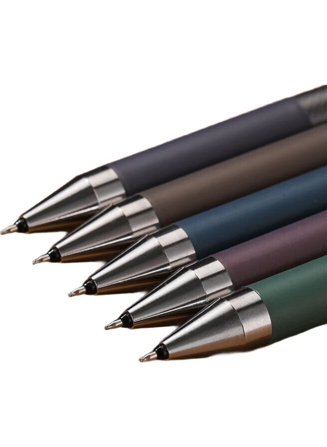 Pilot Juice Up Gel Pen, Limited Edition Retro Color, Fluorescent Metal Finish, Journaling, Retractable St Tip, Office Use, Ljp-20S5, Gross Black - Image 2