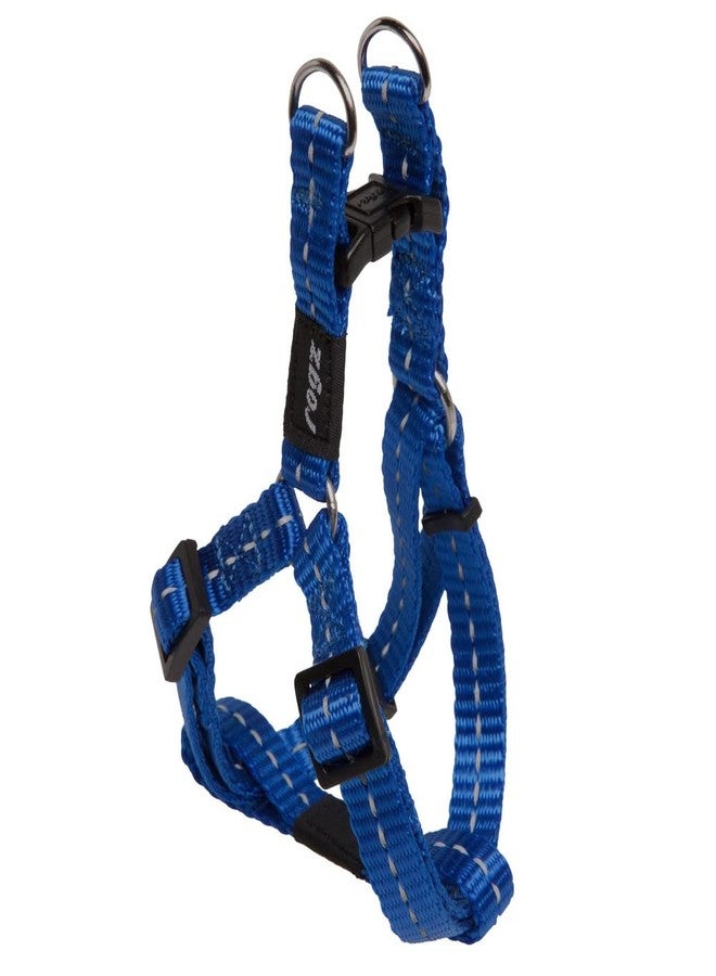 Rogz Reflective Step-in Adjustable Harness for Small Dogs; matching collar and lead available, Blue - Image 1