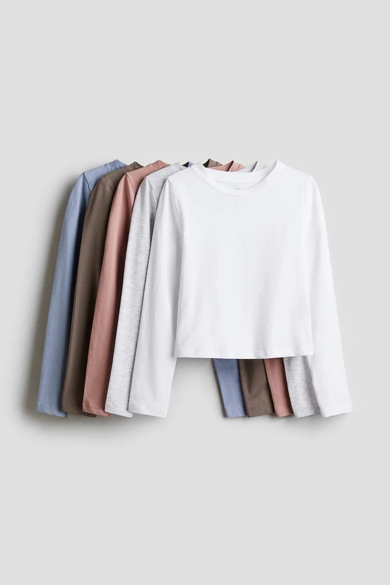 H&M 5-Pack Jersey Tops