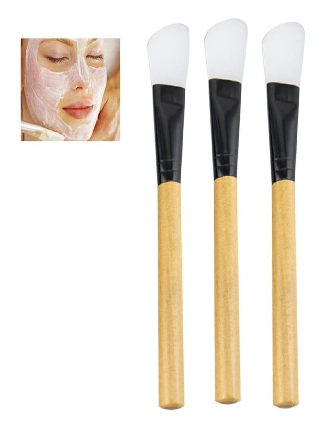 AKADO Women And Men Wooden Handle Professional Makeup Brushes With Facial Bleach Applicator Face Pack Brush Pack Of 1 - Image 3