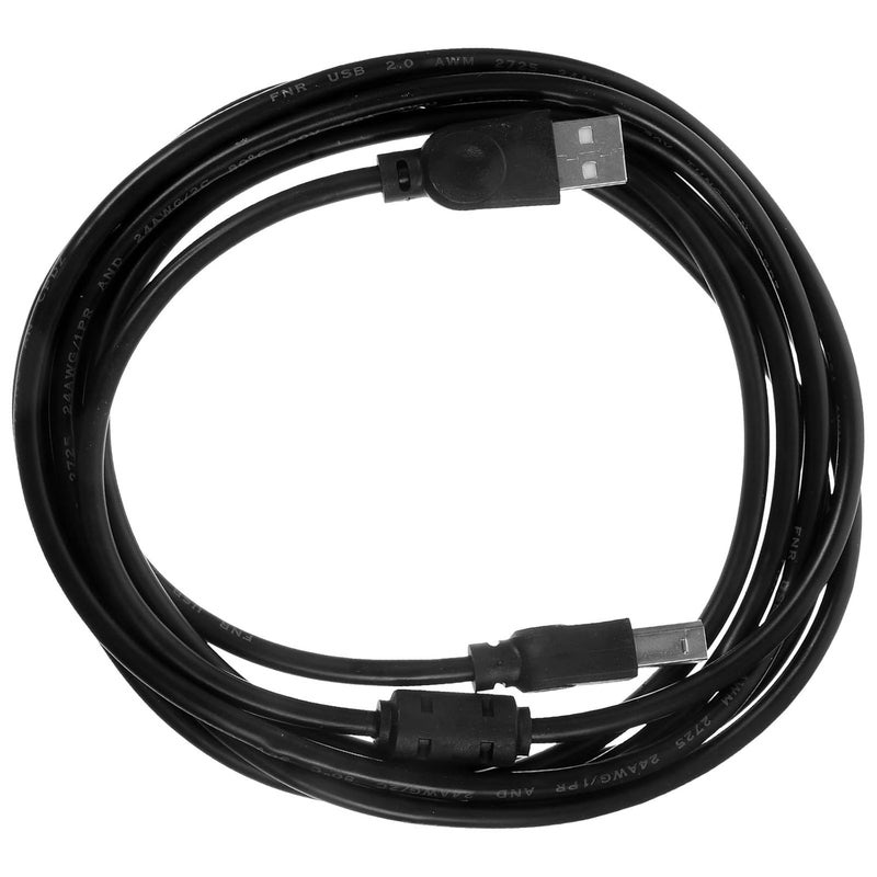 كابل طابعة ونسخ Kichvoe USB 2.0 بطول 3 أمتار باللون الأسود، كابل USB بديل لآلة الطباعة بالكمبيوتر، ملحق طباعة للاستخدام المكتبي - Image 1