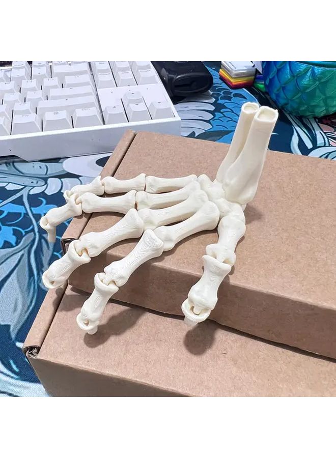 2Pcs 3D Printed Halloween Hand Bone Ornaments PLA Holiday Decorations - Image 4