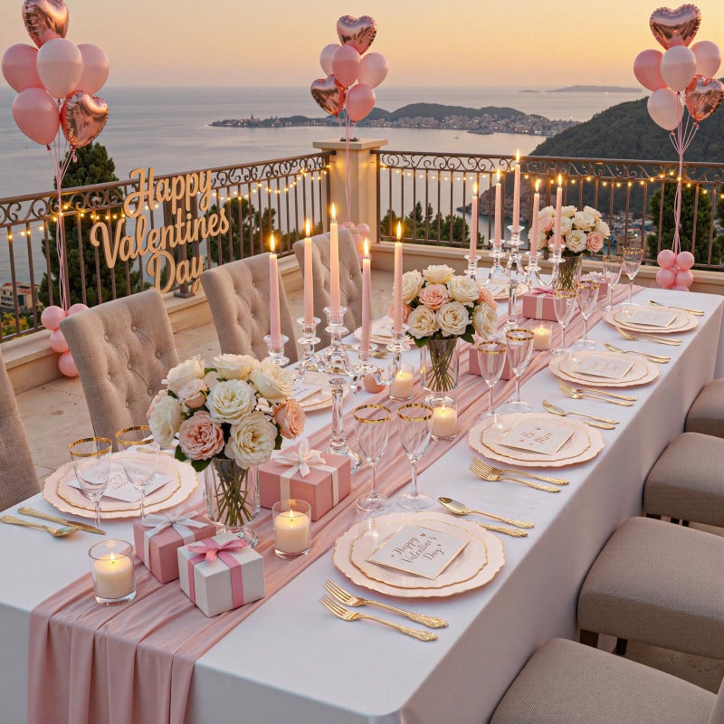 WDF 100pcs Pink Plastic Plates - High-end Baroque Design - Pink and Gold Plates - Including 50 Disposable Plate 10.25inch, 50Salad Plate 7.5inch for Wedding Baby Shower Spring Birthday Easter - Image 4