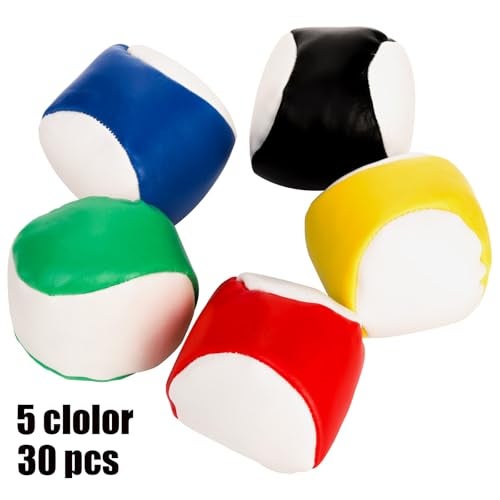 Cedilis 30 Pack Juggling Balls for Kids and Beginners Small Soft Juggling Bean Bags No Bounce and Easy Juggling 5 Color - Image 5