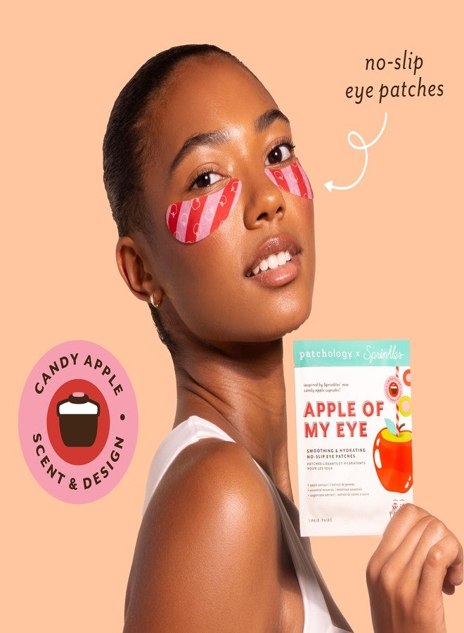 Patchology | Sprinkles (Limited Edition) - Apple of My Eye - Smoothing & Hydrating No-Slip Eye Patches - 5 Pairs - Image 3
