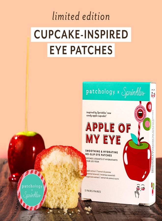 Patchology | Sprinkles (Limited Edition) - Apple of My Eye - Smoothing & Hydrating No-Slip Eye Patches - 5 Pairs - Image 2