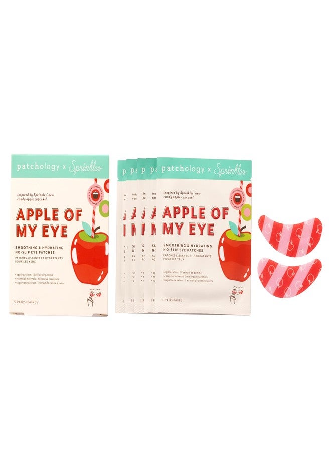Patchology | Sprinkles (Limited Edition) - Apple of My Eye - Smoothing & Hydrating No-Slip Eye Patches - 5 Pairs - Image 1