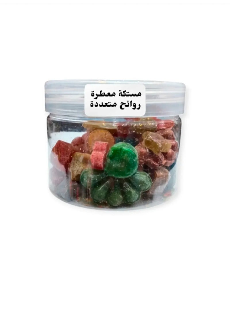 Scented mastic with multiple fragrances, 100 grams