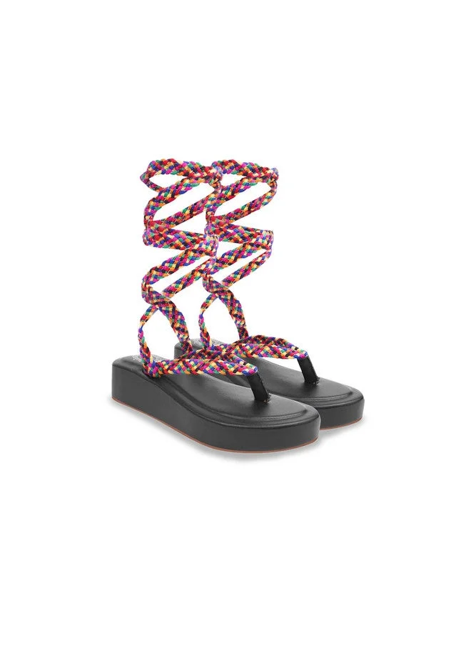 Shoetopia Shoetopia Girls Textured Comfort Gladiators