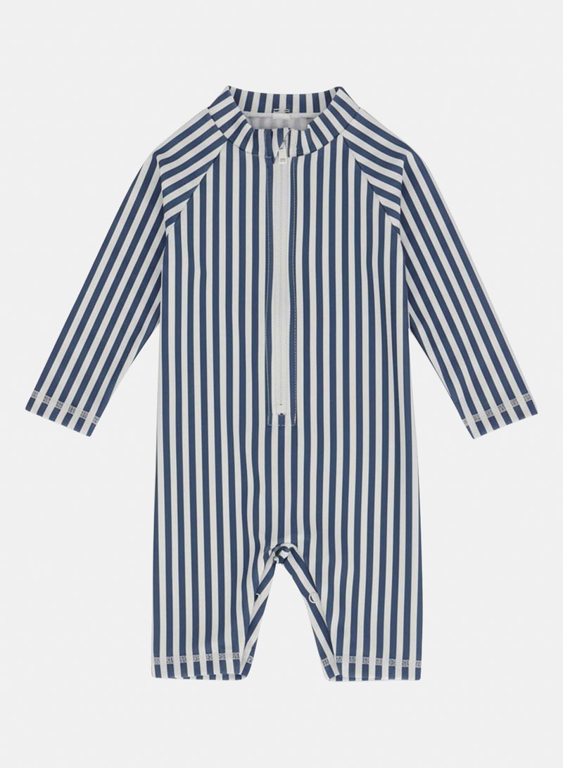Kiabi Long-Sleeve Swimsuit Blue - Image 1