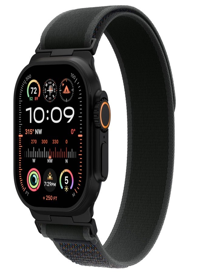 سوار نايلون حلقي من Arctime Trail متوافق مع سوار ساعة Apple Watch Ultra 2/Ultra بمقاسات 49 مم، 46 مم، 45 مم، 44 مم، حزام رياضي مرن، سوار بديل يسمح بمرور الهواء لساعات iWatch Series 10/SE/9/8/7/6/5 - Image 1