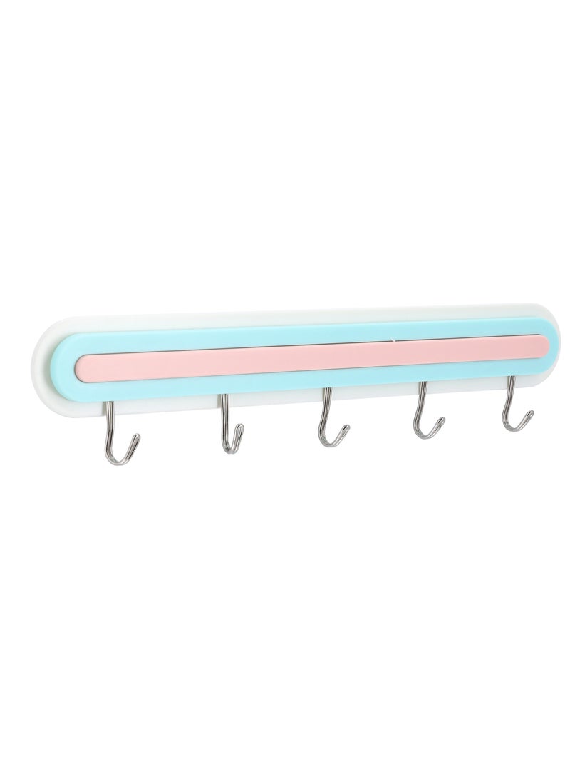 DELCASA DelCasa Self Adhesive Wall Hook 5 Pieces DC2031  - Image 2