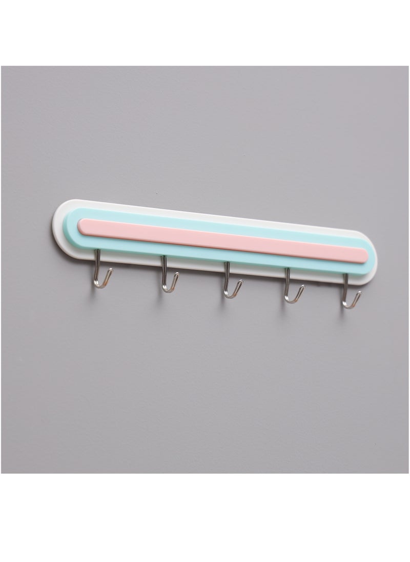 DELCASA DelCasa Self Adhesive Wall Hook 5 Pieces DC2031  - Image 3