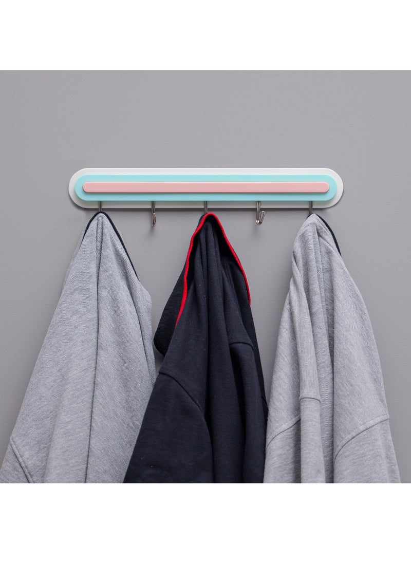DELCASA DelCasa Self Adhesive Wall Hook 5 Pieces DC2031  - Image 4