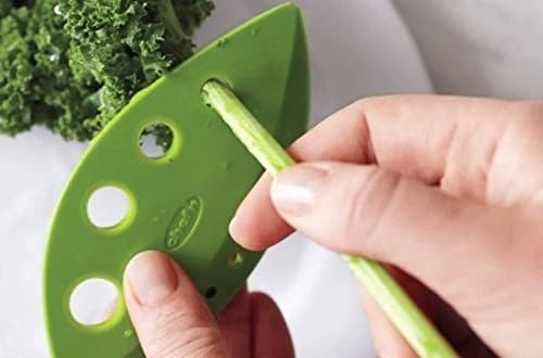Generic Vegetable Leaf Stripper Plastic Leaves Remover Kale Chard Collard Greens Loose Leaf Herb Stripper Vegetable Leaf Stripping Device Pack of 2  - Image 3
