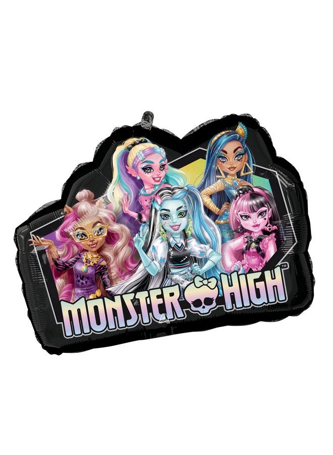 Anagram Monster High Birthday Girl Party Supplies Balloon Bouquet Decorations 7 pc, BQ_4246 - Image 2