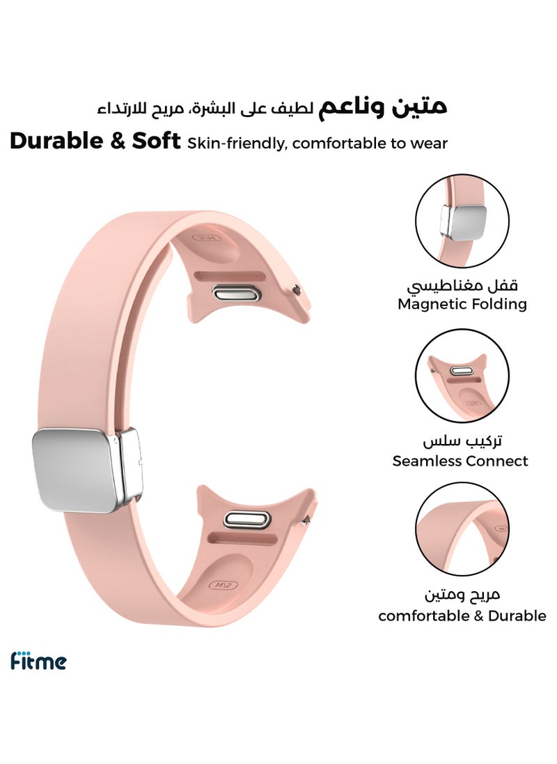 FITME Silicone Band With Magnetic Folding For Galaxy Watch 3 / Watch 4 / Watch 5 / Watch 6 / Watch 7  - Image 2