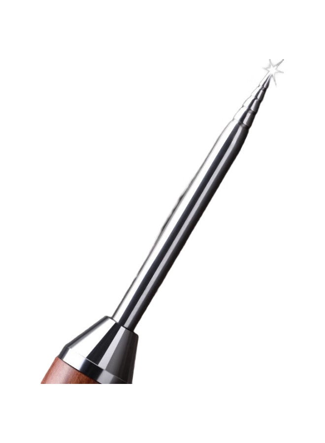 Cliton Coffee Latte Art Needle, Latte Art Tool, Stainless Steel Latte Art Pen, Artistic Wooden Hook Latte Art Needle, Carving Needle - Image 3