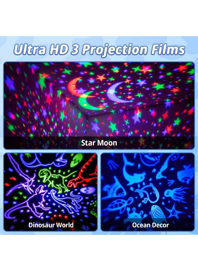 One Fire Night Light For Kids 48 Lighting Modes Star Lights For Bedroom 360° Rotating+3 Films Baby Night Light Projector Usb Rechargeable Kids Night Lights For Bedroom Star Lights For Room Decor - Image 5