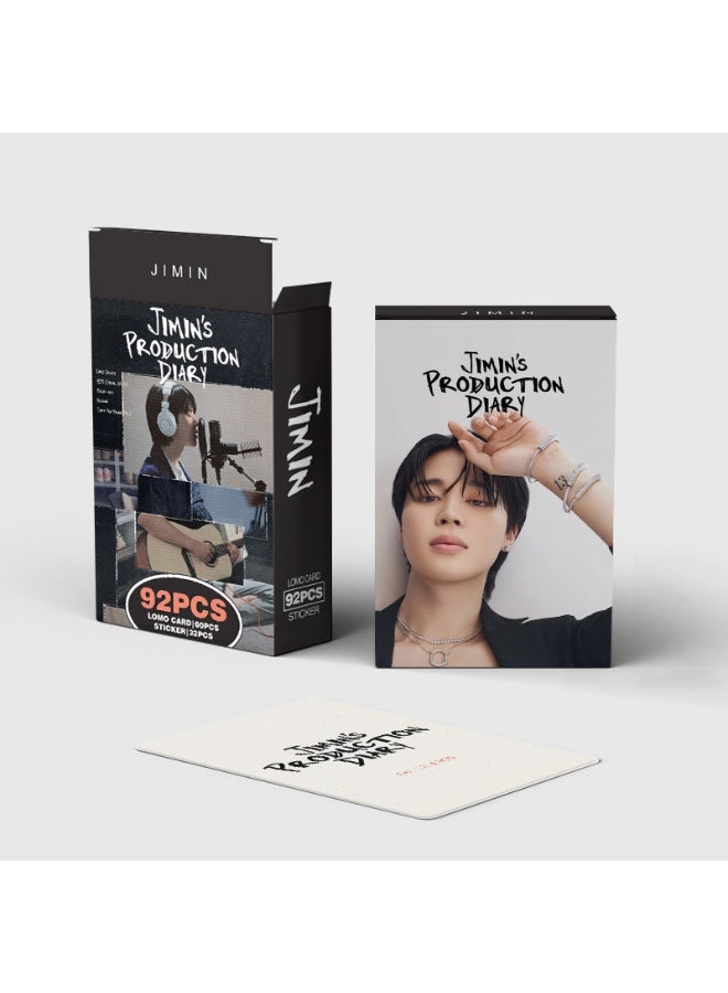 Jimin Solo Production Diary Card Park Ji-min Collection Card Photo Card Double-sided Lomo Card - Image 3