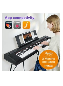 YAMAHA Yamaha NP-15 Portable Piano-Style Keyboard - Black  - Image 3