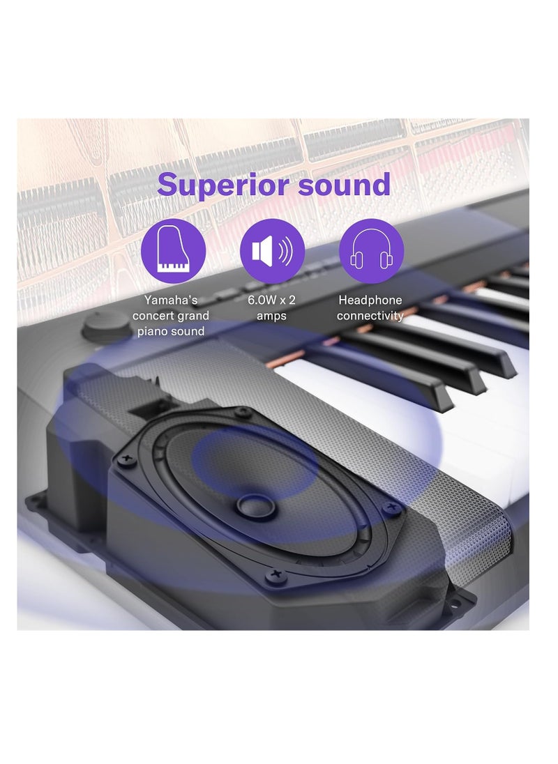YAMAHA Yamaha NP-15 Portable Piano-Style Keyboard - Black  - Image 5