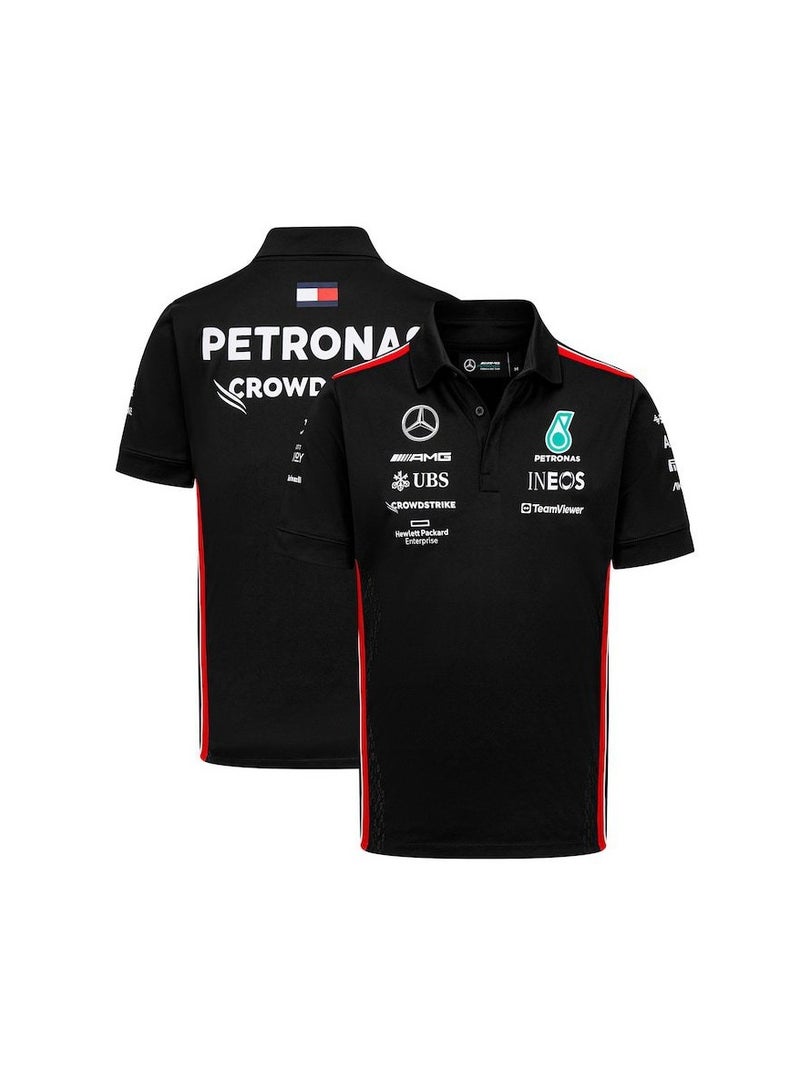 Generic Custom Racing Polo Shirt – Breathable Quick-Dry Short Sleeve Top for F1, Motorcycle & Off-Road Sports  - Image 1