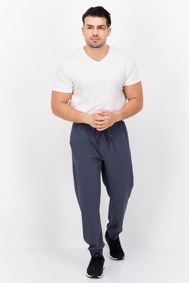 Layer 8 سروال رياضي للرجال مناسب للجري، أومبري أزرق - Image 4