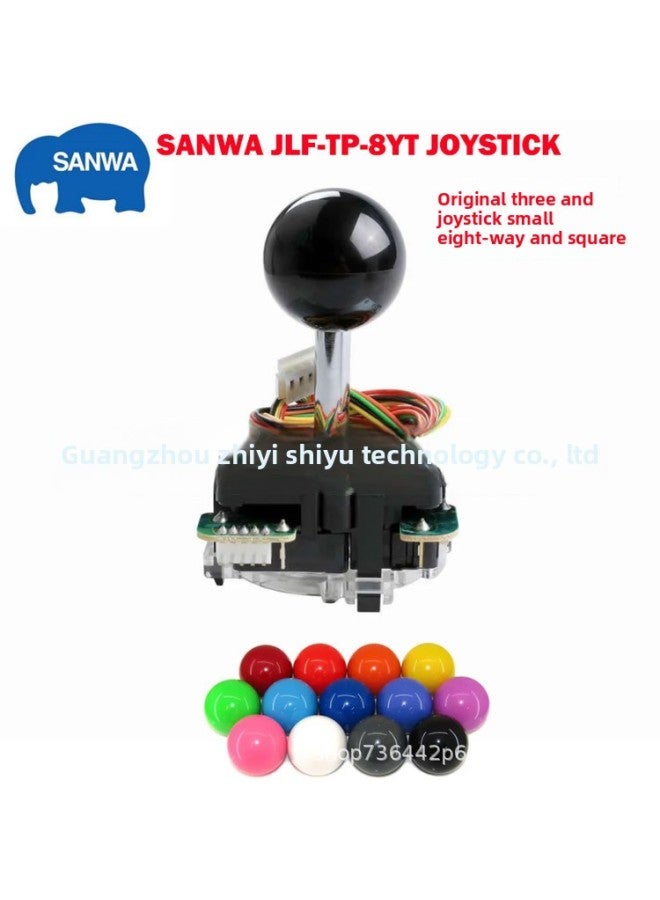 Sanwa Joystick Kone Agent Original Genuine PS4 BROOK HORI Game Stick Sanwa JLF-TP-8YT-Product Color:DB With Dark Blue Ball Head  - Image 2