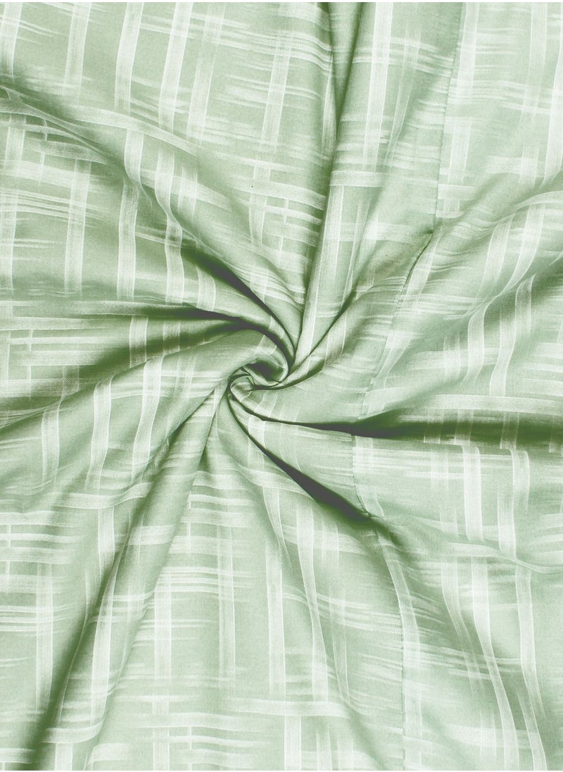 Story@Home - Reversible Dohar Cotton Single Bed AC Summer/Blanket/Quilt Single, Green/White, 144x220cm - Image 1