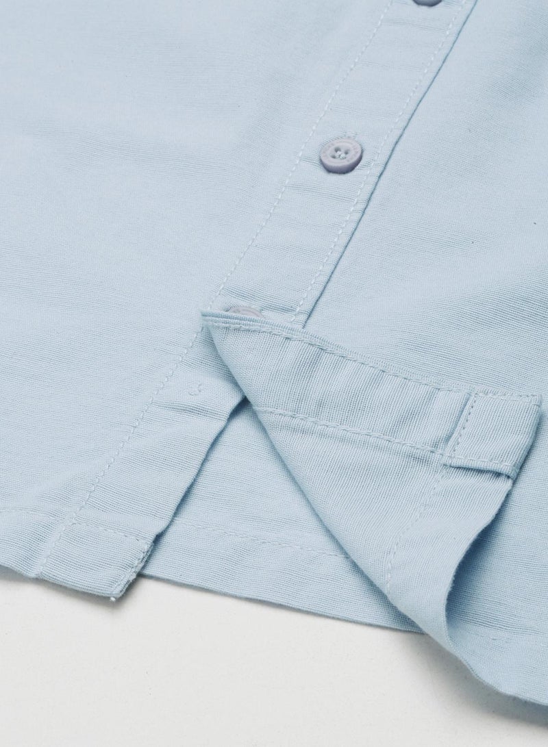 LILPICKS Light Blue Shirt For Boys - Image 4