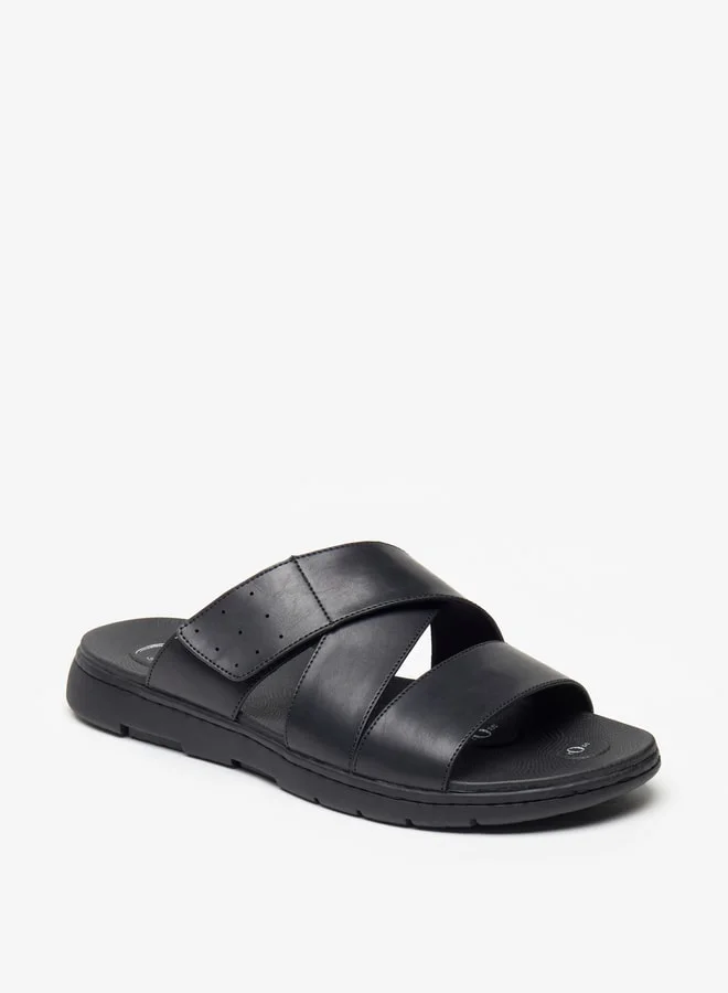 Le Confort Men's Cross Strap Slip-On Sandals