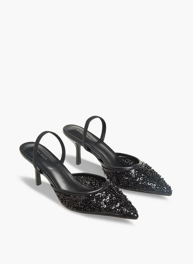 Flora Bella Women Embellished Slingback Shoes