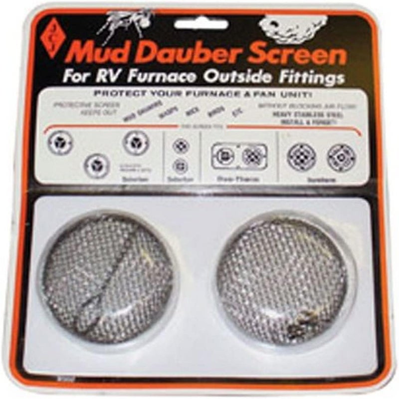 JCJ M-300 Mud Dauber Screen for RV Furnace Outside Fittings