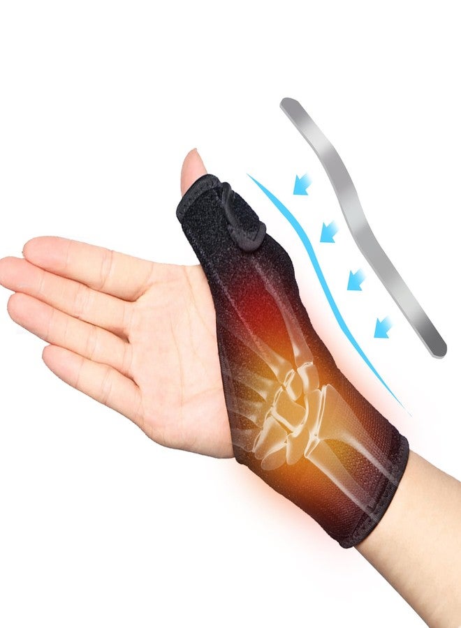 FIIL Thumb Splint Brace Reversible Thumb Wrist Stabilizer Compression Splint for Thumb Arthritis Tendonitis Sprained Carpal Tunnel Thumb Splint Wrist Support to Help Sleep（7.7 * 4 * 1 IN） - Image 1