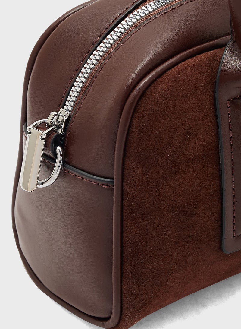 جينجر حقيبة ساتشل صغيرة أنيقة بحزام  - Image 4