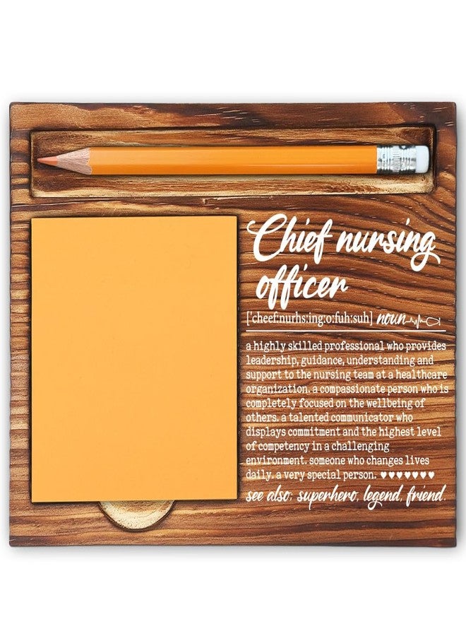 MFOMFO Thank You Appreciation Gift for Chief Nursing Officer, Chief Nursing Officer Gift, Nurse Leadership Appreciation Gifts for CNO Healthcare Executive Nurse Admin Self-Stick Note Pad Holders-LBB129 - Image 1