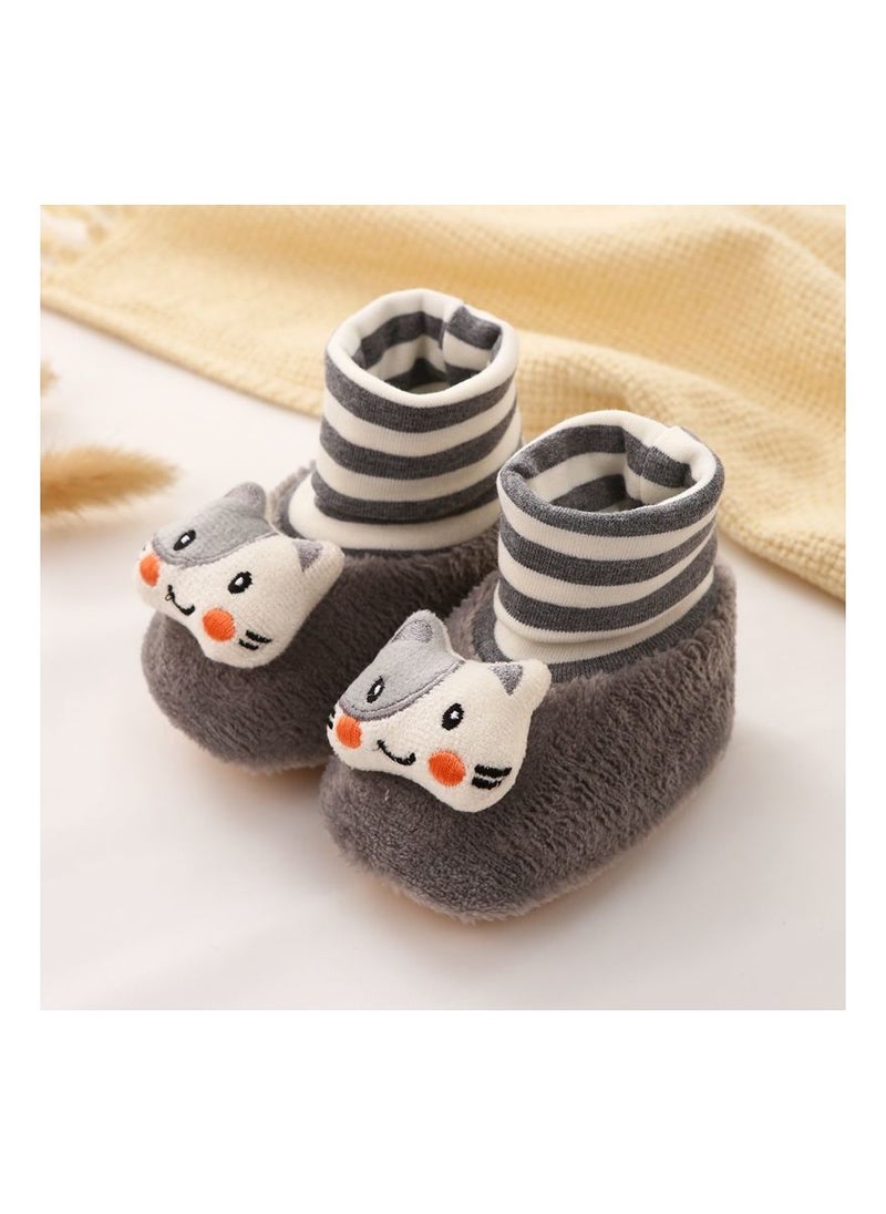 Loquat Suitable For Baby Warm And Comfortable Cotton Shoes 