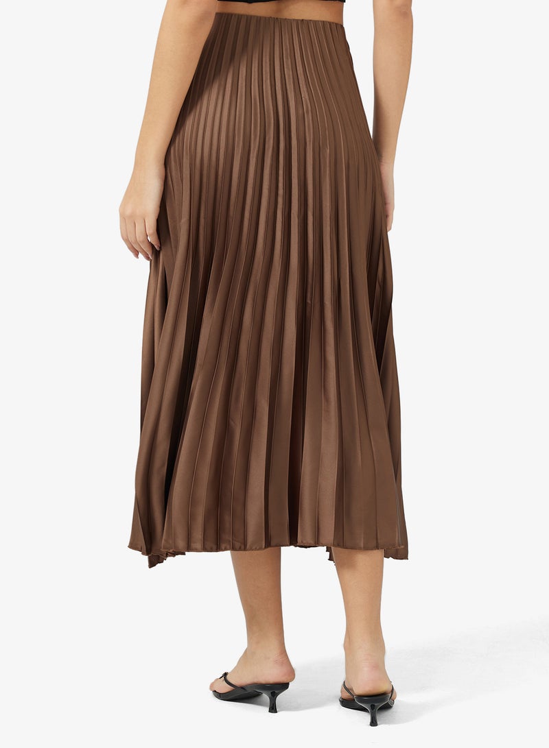 Ginger Metallic Pleated Skirt - Image 3