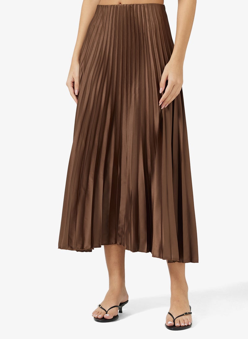 Ginger Metallic Pleated Skirt - Image 1