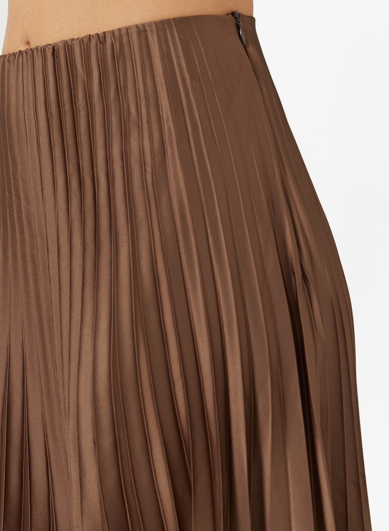 Ginger Metallic Pleated Skirt - Image 4