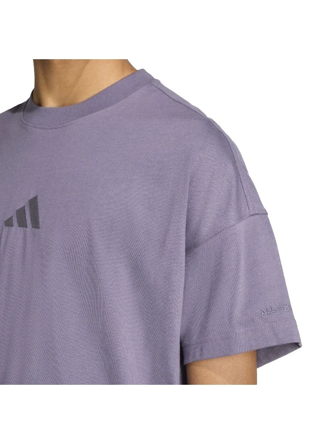 Adidas M A Szn T Purple Training T-Shirts For Men XS