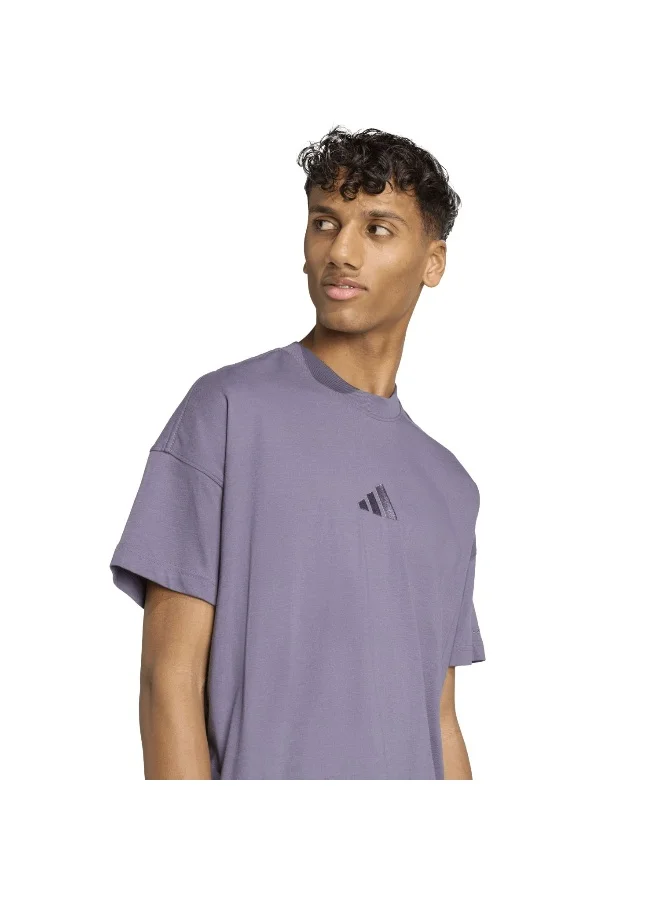 Adidas M A Szn T Purple Training T-Shirts For Men XS